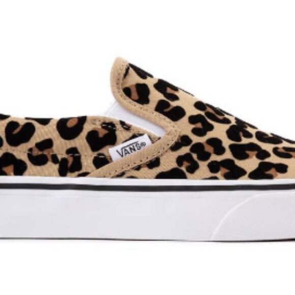 NWT Vans Classic Slip-On Leopard/True White Size 9 - Picture 13 of 14